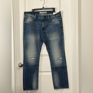 Express Men's Slim Jeans in Faded Blue